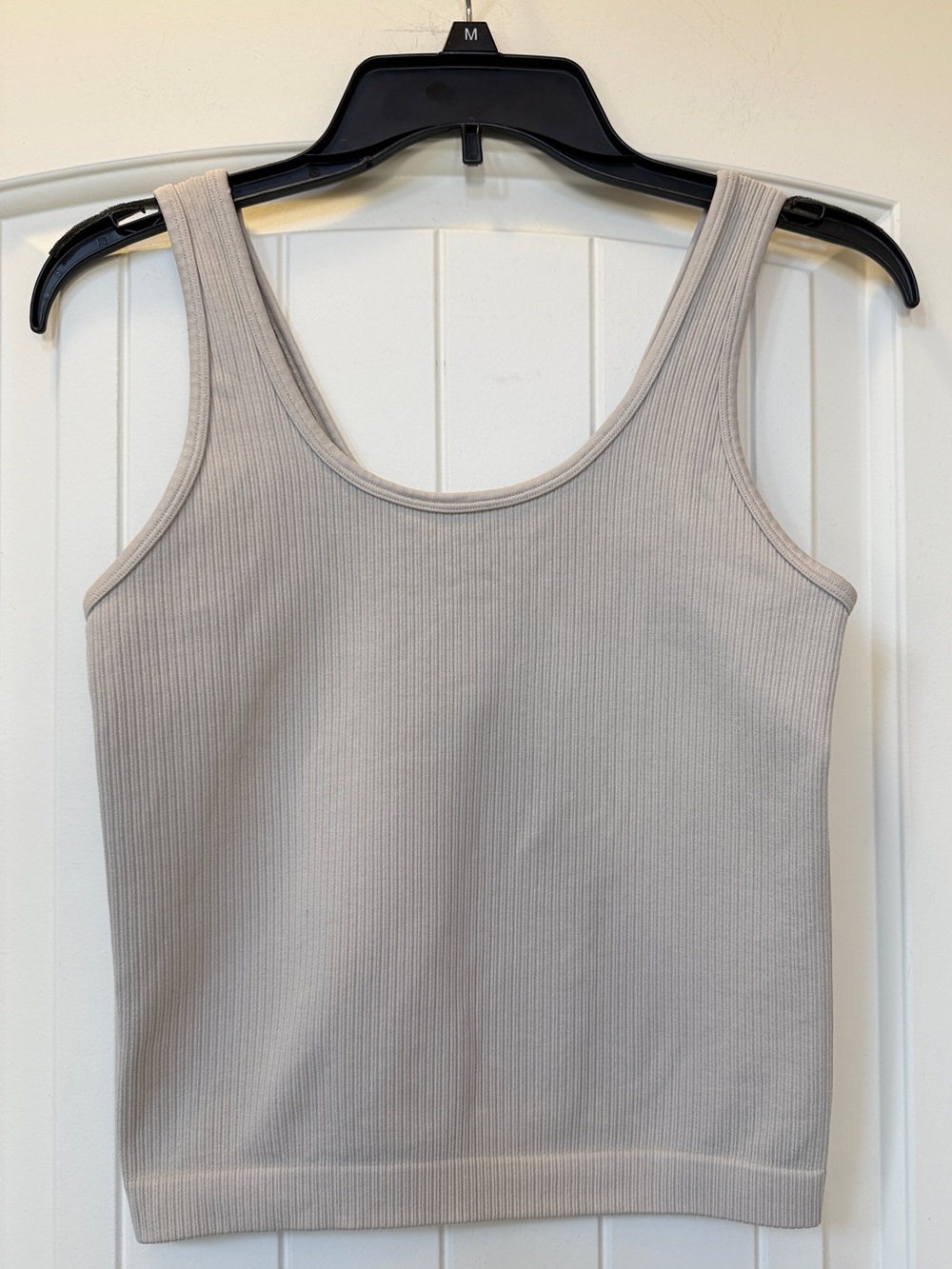 Target Women's Ribbed Tank Top - Light Beige